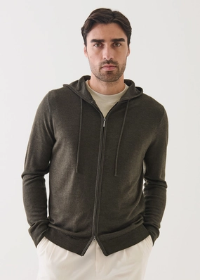 14GG XFINE MERINO ZIP UP HOODIE Lightweight Construction