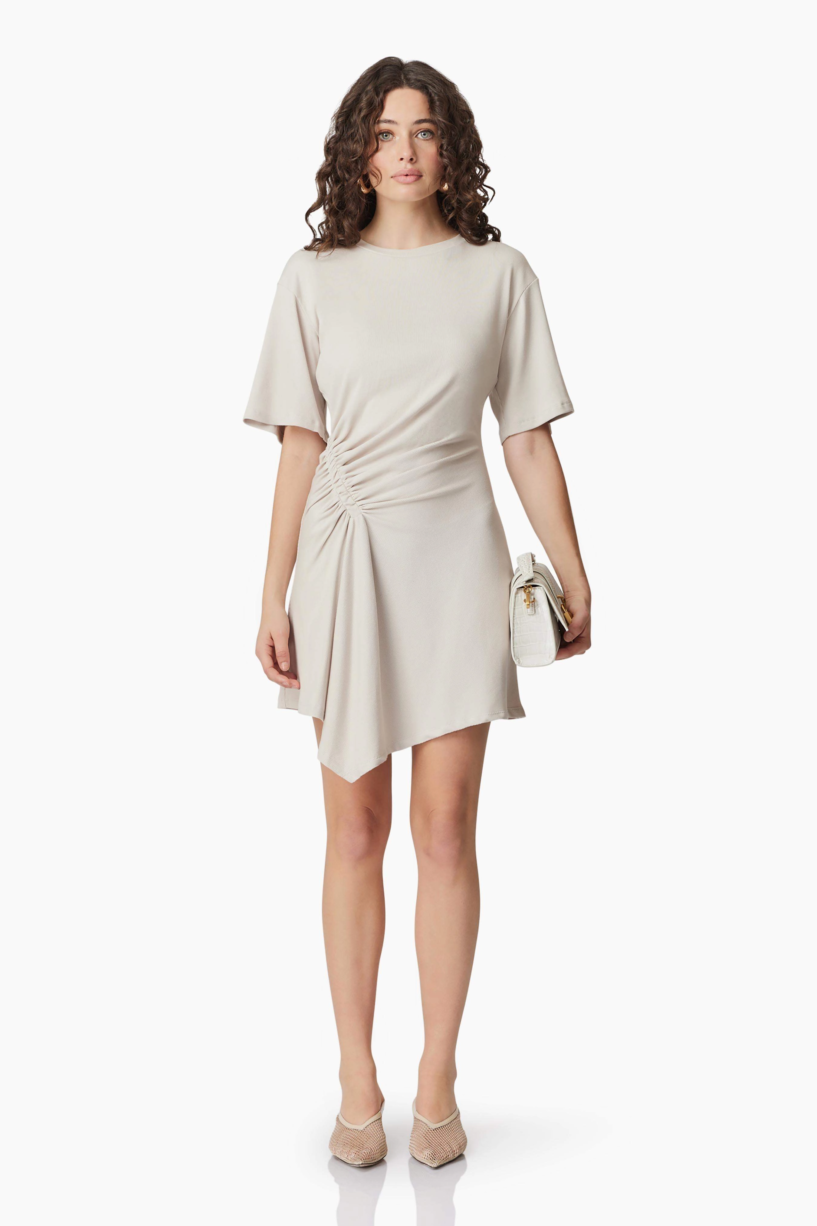 CURAAE Aitana Mini Dress in White City Style Moment Light