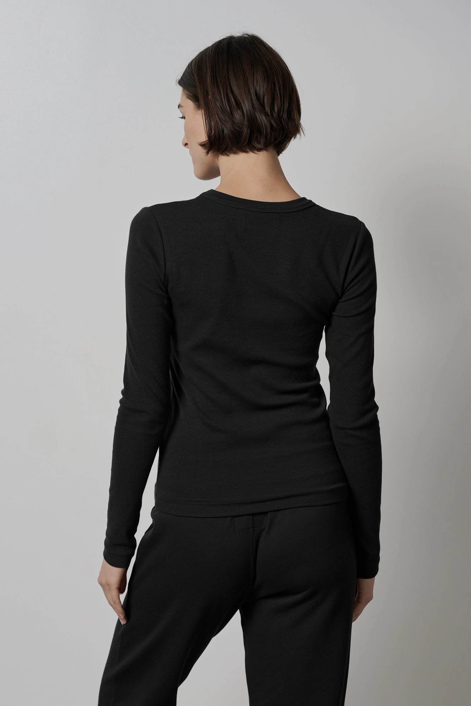 CAMINO MODAL RIB LONG SLEEVE TOP Dance Light Layered Look