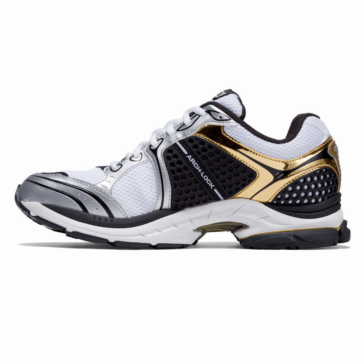 Saucony Progrid Triumph 4 Shoes - Gold Chrome Sport Fusion Stretchable Collar