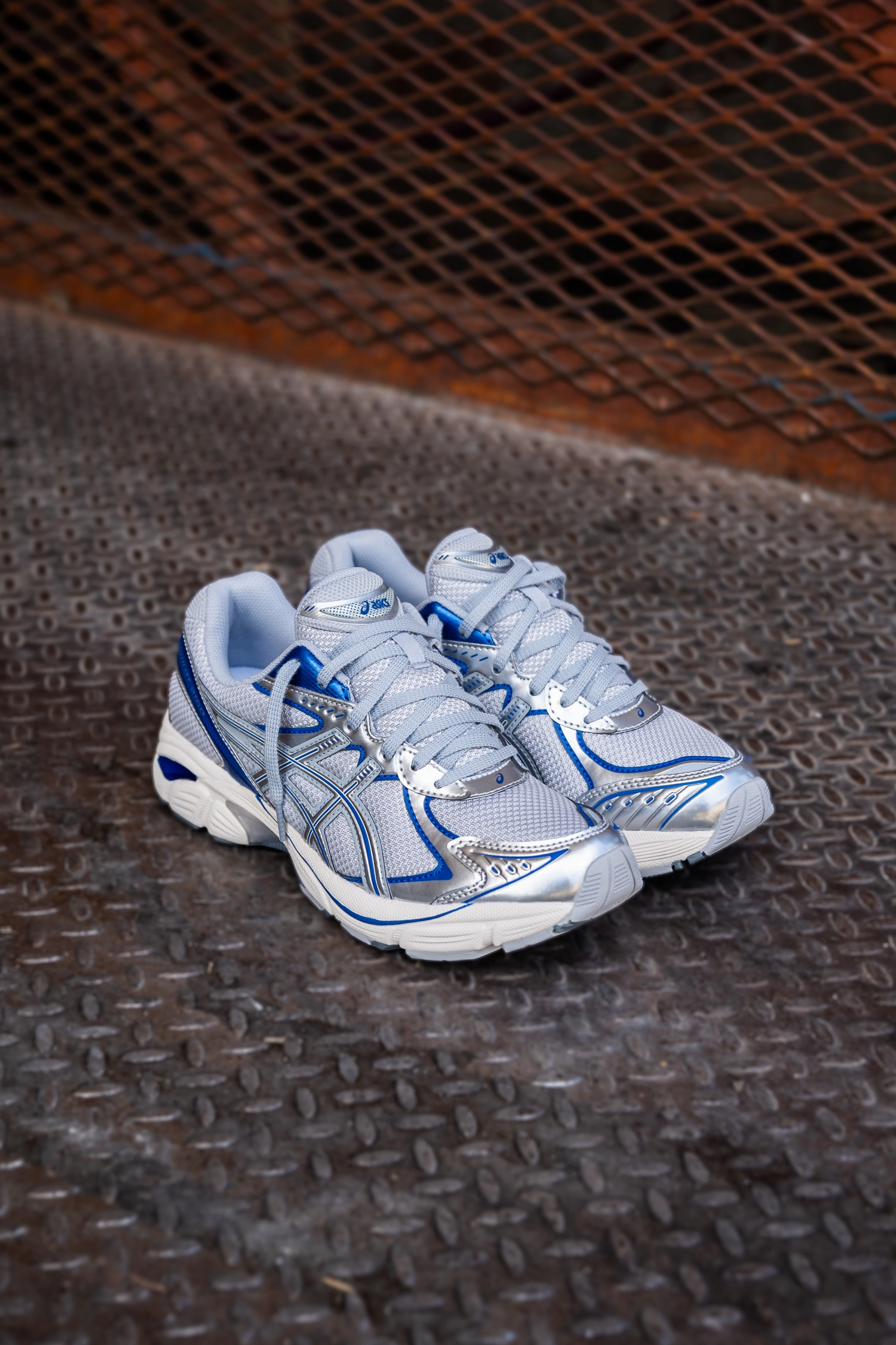 Mens Asics GT-2160 (Piedmont Grey/Deep Marine) ventilation channels Anti Perspiration