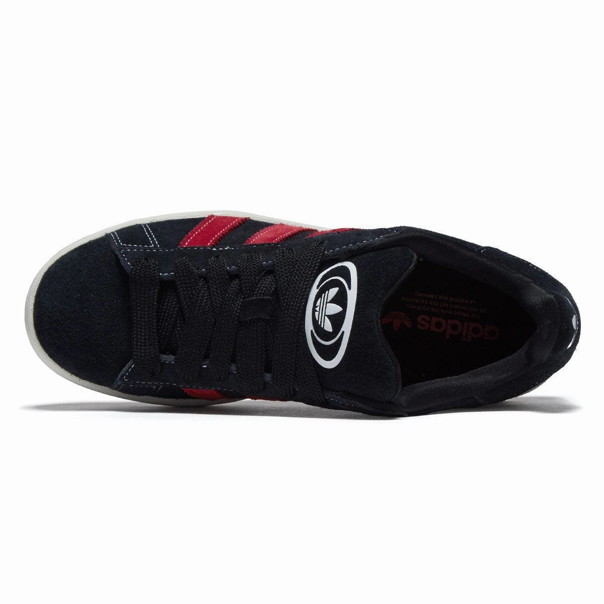 Supportive Heel Counter Contemporary ease Adidas Campus 00s Shoes - Core Black/Team Victory Red/Off White