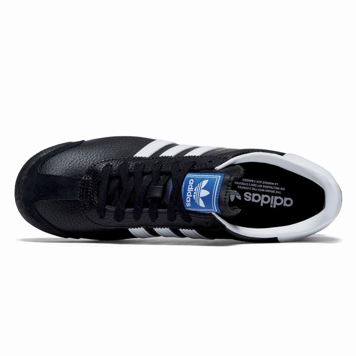 Textured Outsole Pattern Fashion-forward style Adidas Samoa Shoes - Core Black/Ftwr White/Gold Metallic