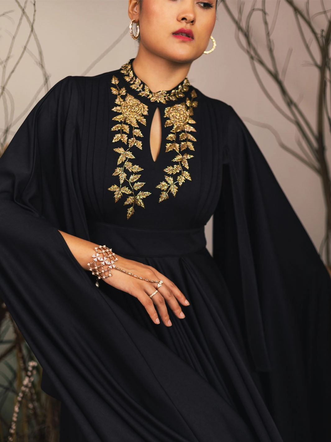 Adonis Gown Glossy-Finish