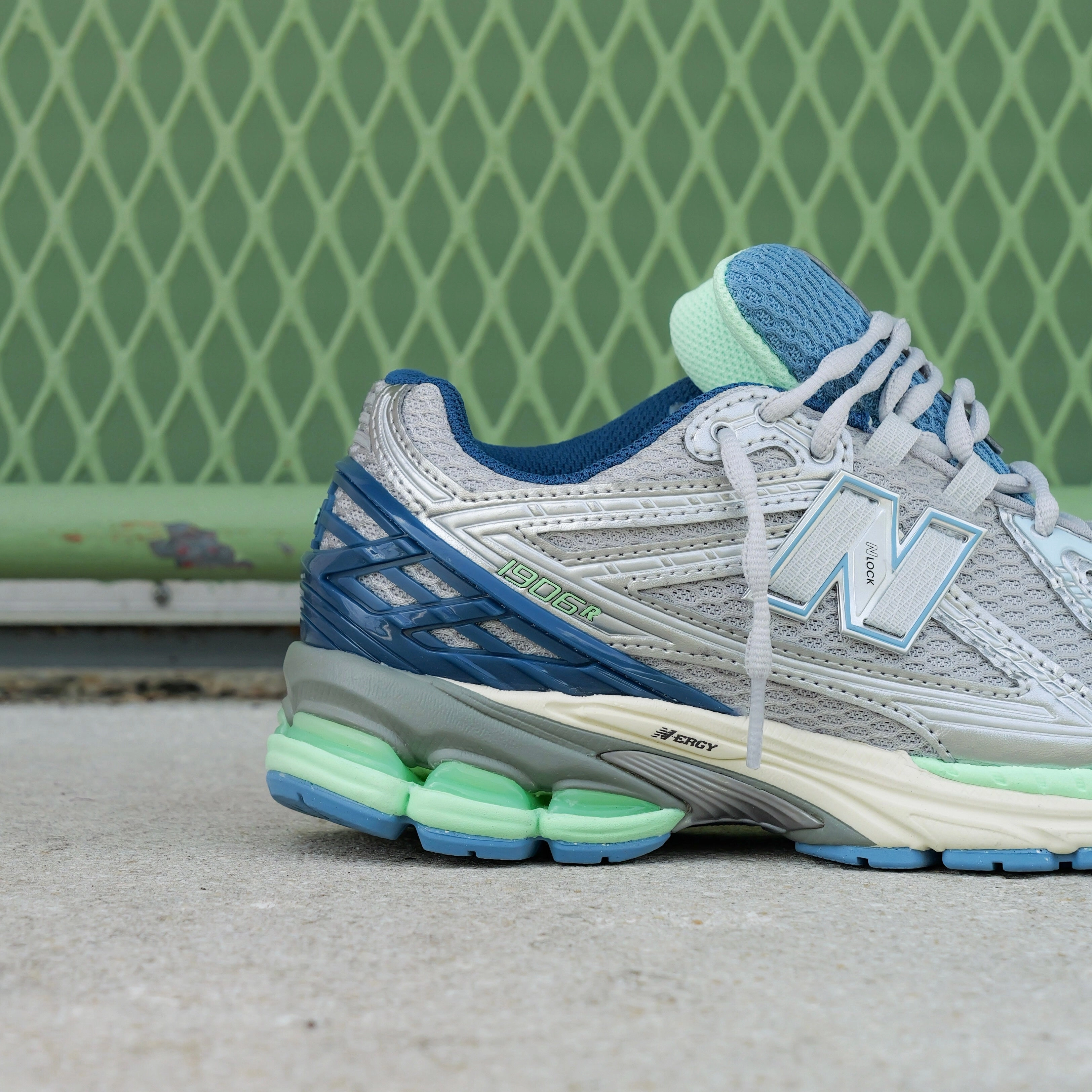 Mens New Balance 1906 (Silver Metallic/Still Water) U1906RCR Elastic Straps