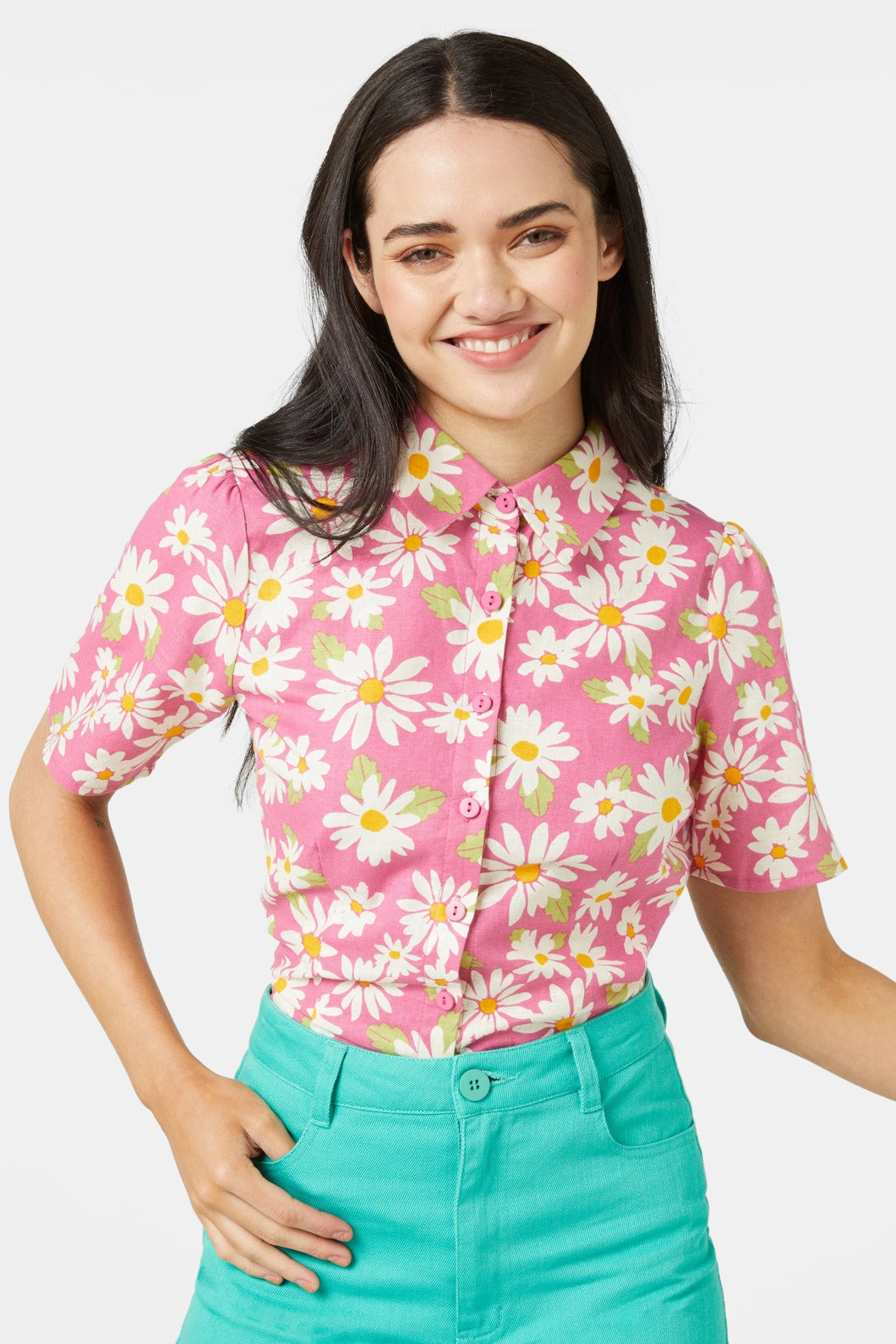 Wild Daisy Blouse Minimalist Design