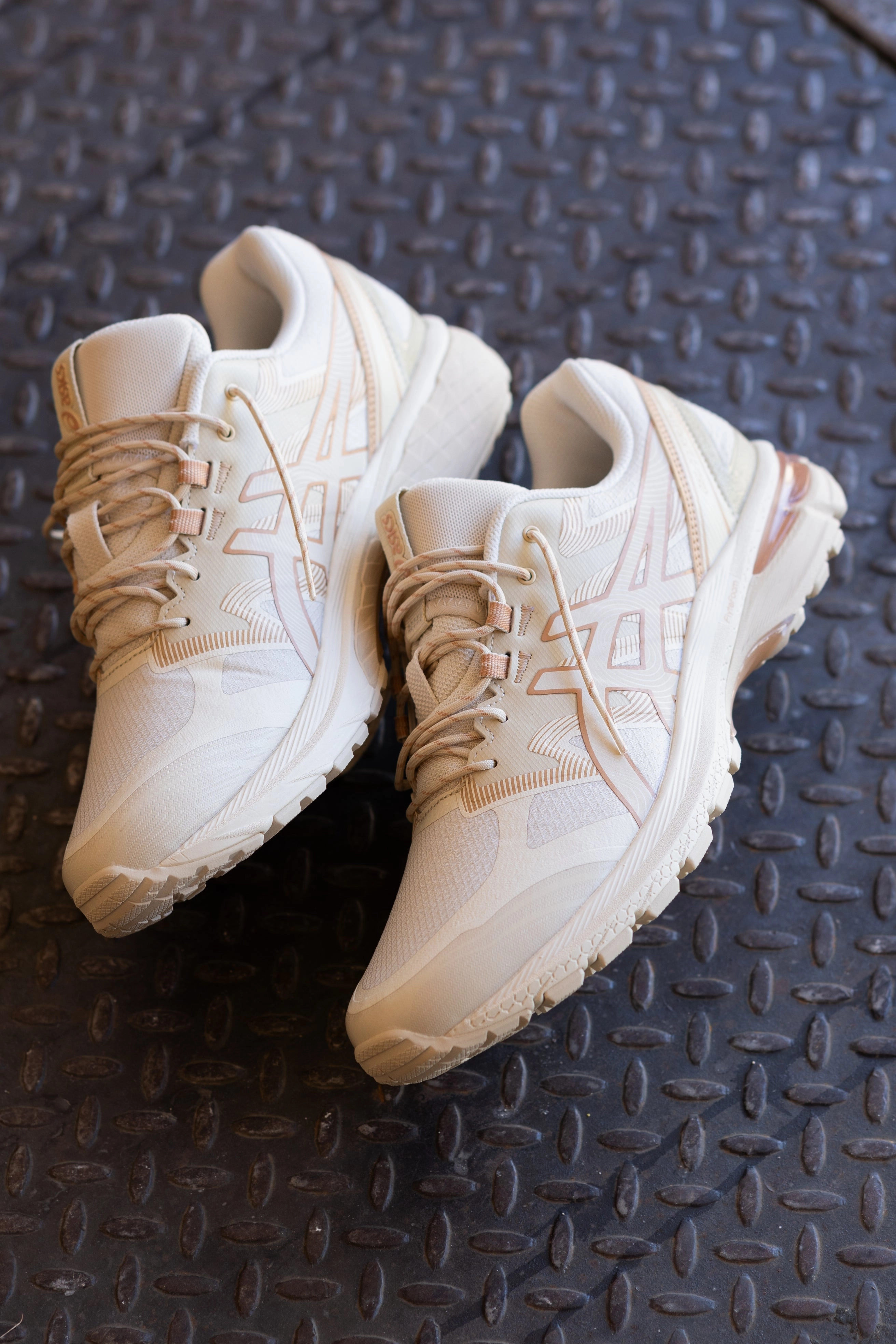 Mens Asics Gel-Terrain (Birch/Birch) - 1203A342-200 Sock Like Collar Elastic Gusset Tongue