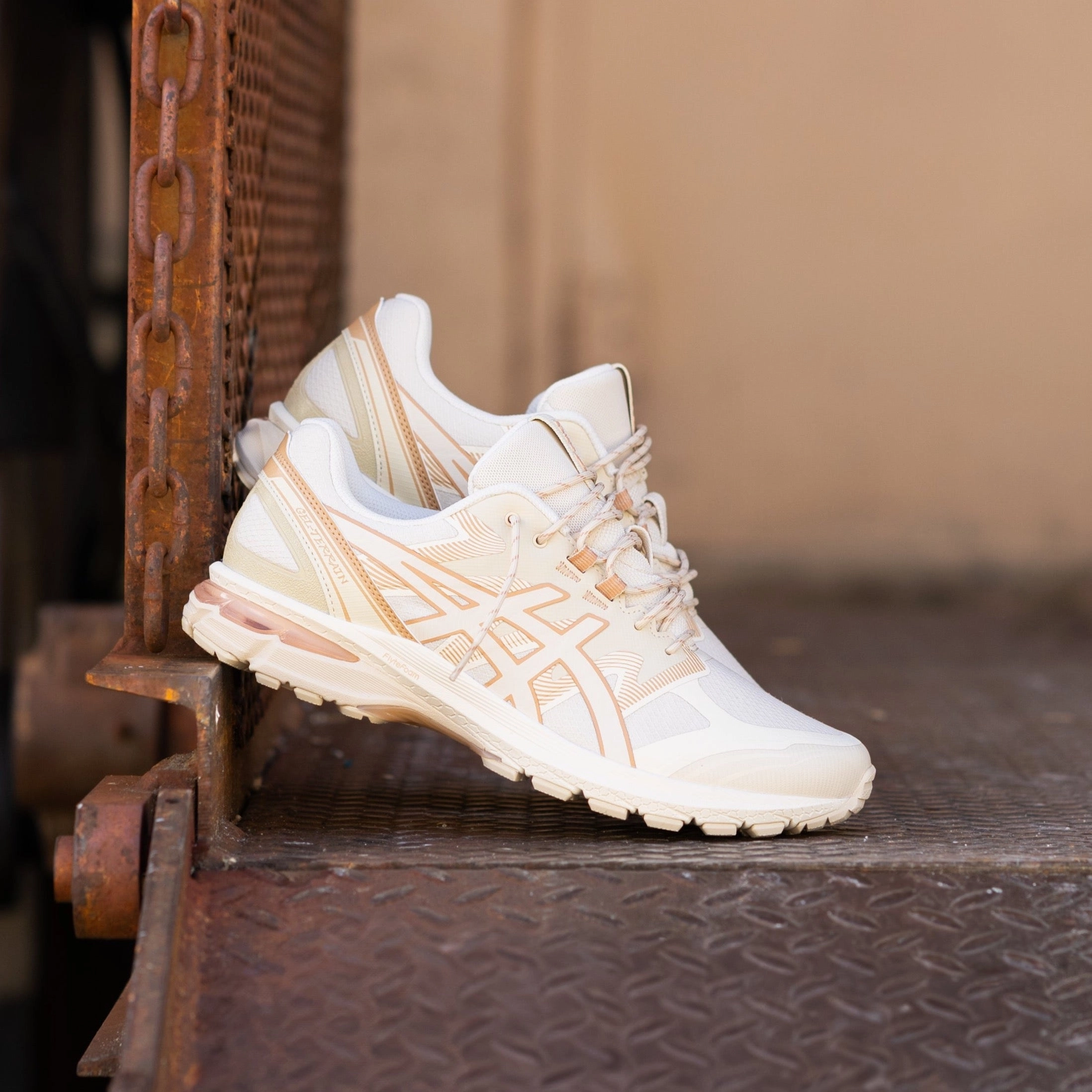 Energy return Mens Asics Gel-Terrain (Birch/Birch) - 1203A342-200