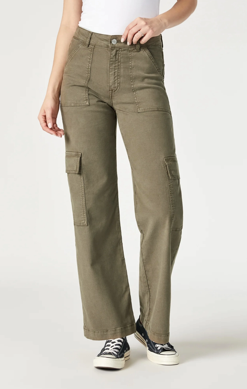 ALVA CAPERS LUXE TWILL PANT Fall Mood Casual Look