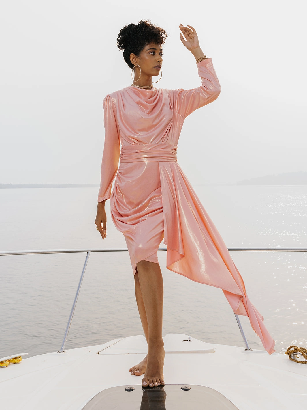 Easy Fit Amalfi Drape Dress