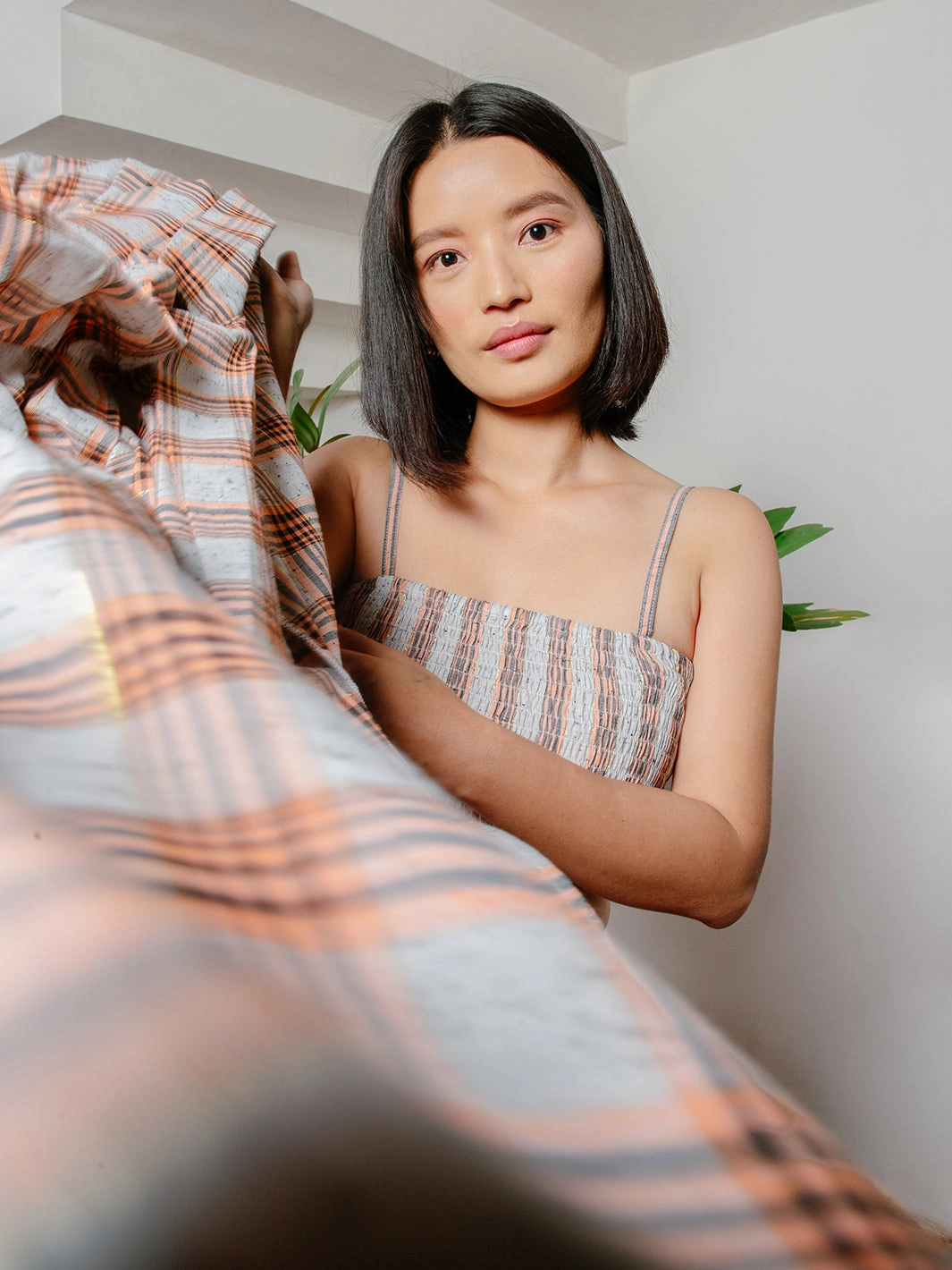 Subtle Drape Lagos Crop Top