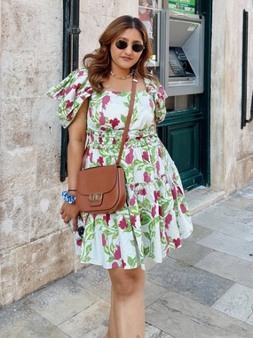 Anarie Short Cotton Dress Easy Pick