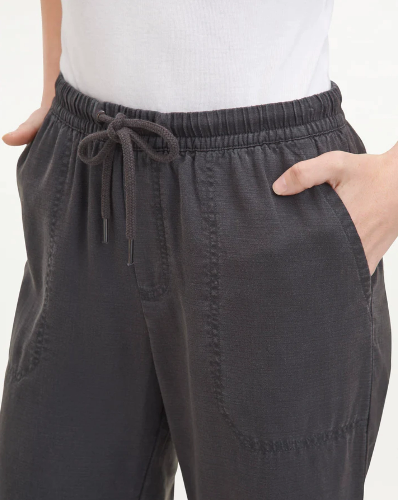 Cozy Layer VentilatedMesh ANGIE CROP WIDE LEG PANT