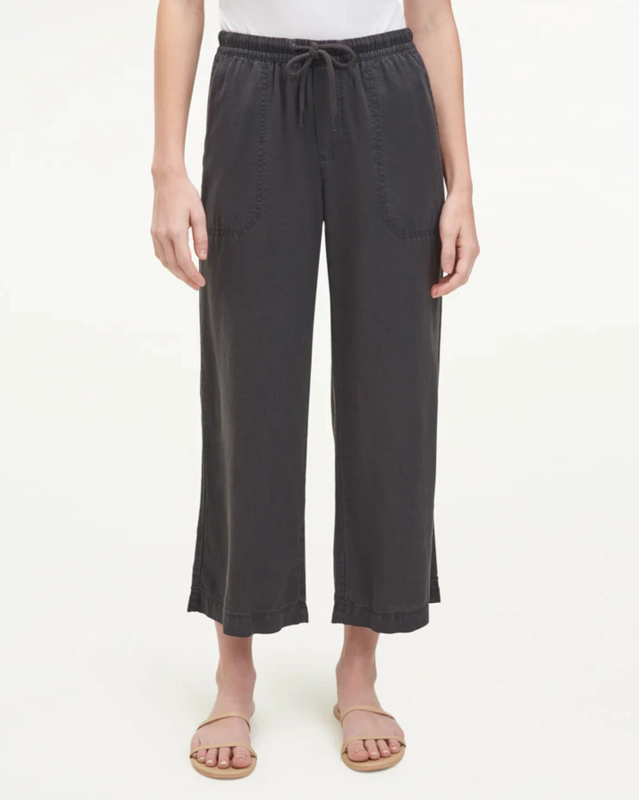 ANGIE CROP WIDE LEG PANT Formal Look Picnic Fun
