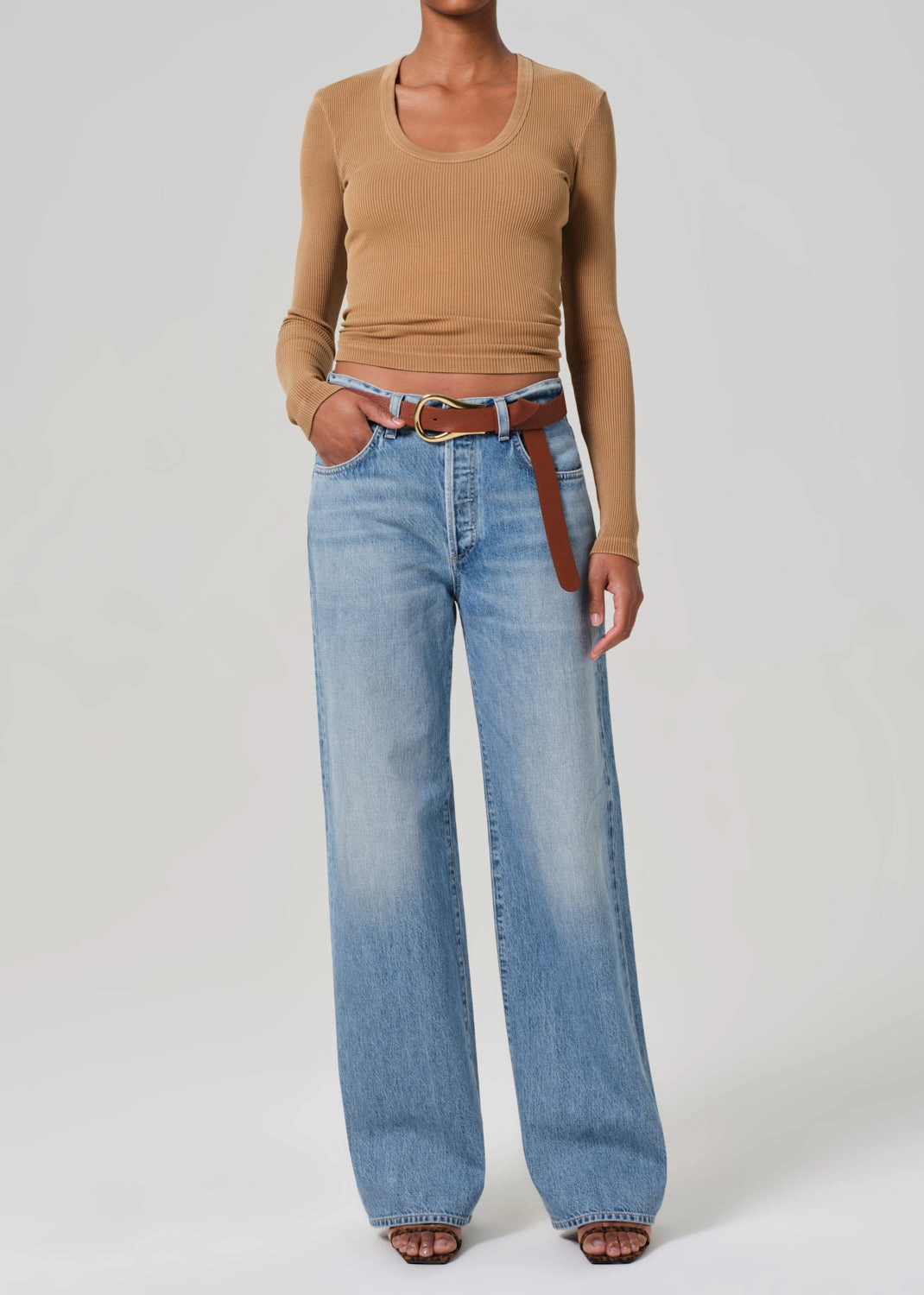 ANNINA TROUSER JEAN IN MEUSE 33" Smooth Feel Modern Cut