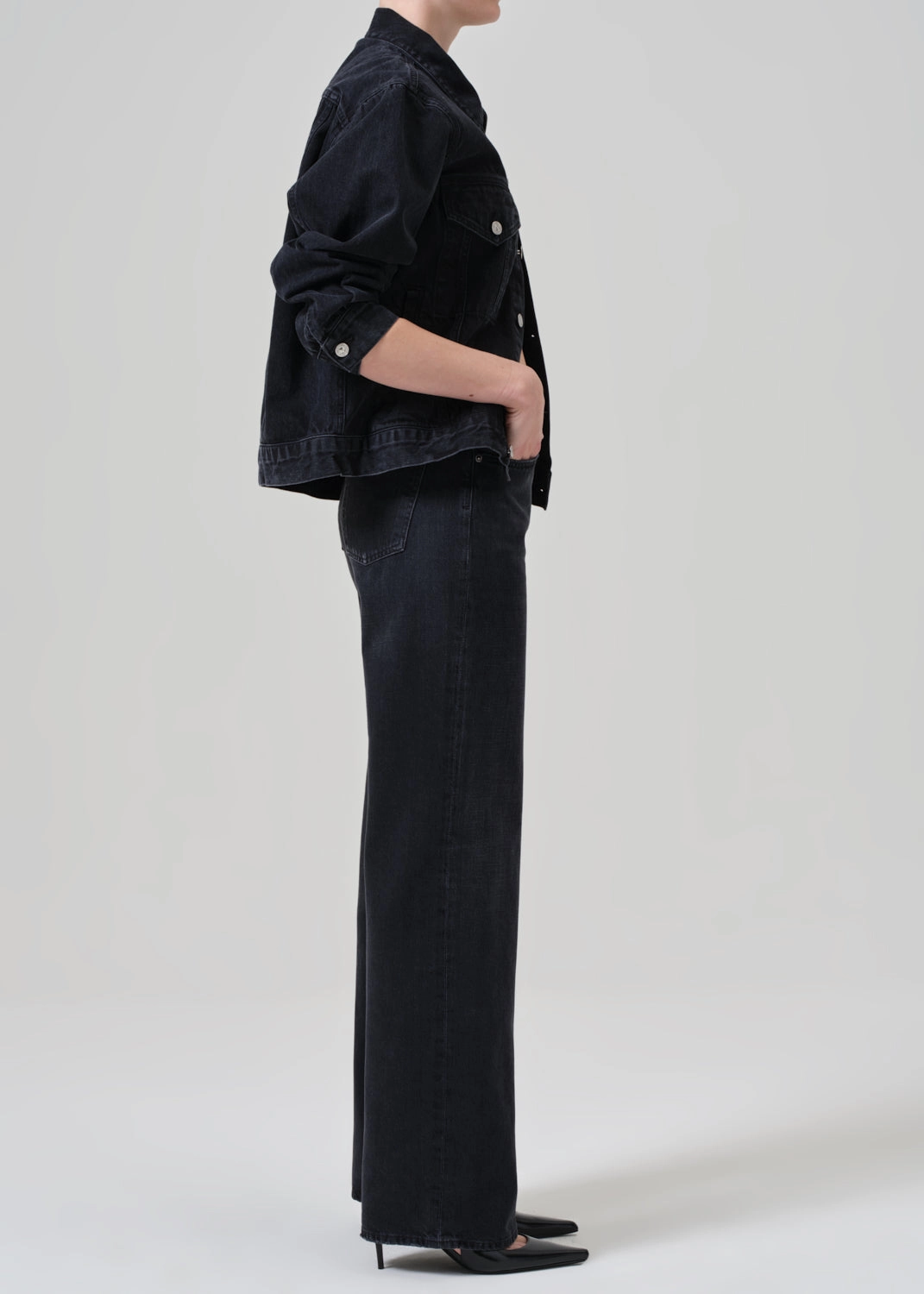 Tailored Silhouette Stylish Daily Wear Parent Style ANNINA TROUSER JEAN IN PROPHECY 33"