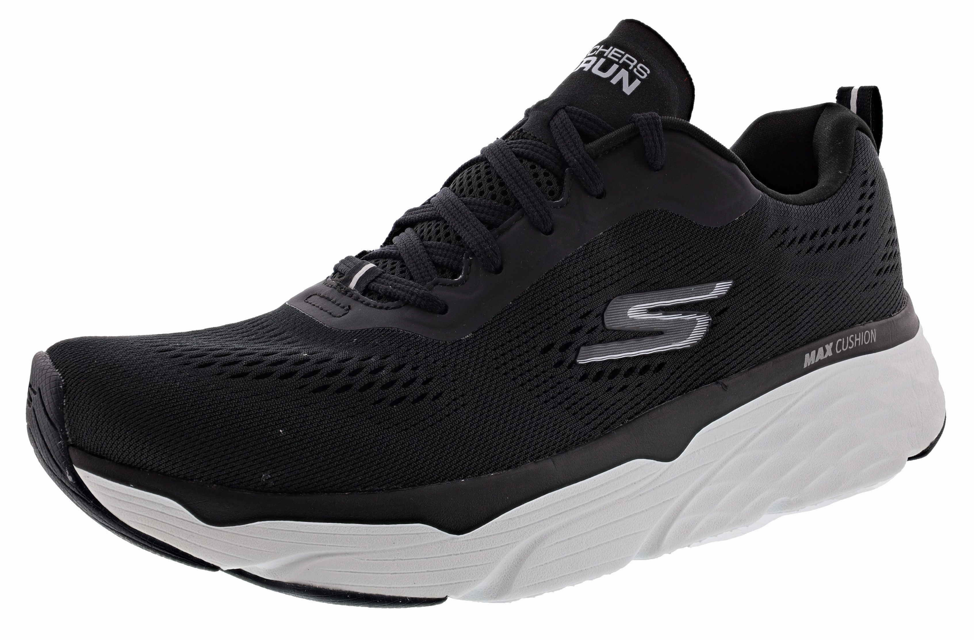 Skechers Men's Max Cushioning Elite Terminus Lace-Up Running Shoes Microporous Membrane