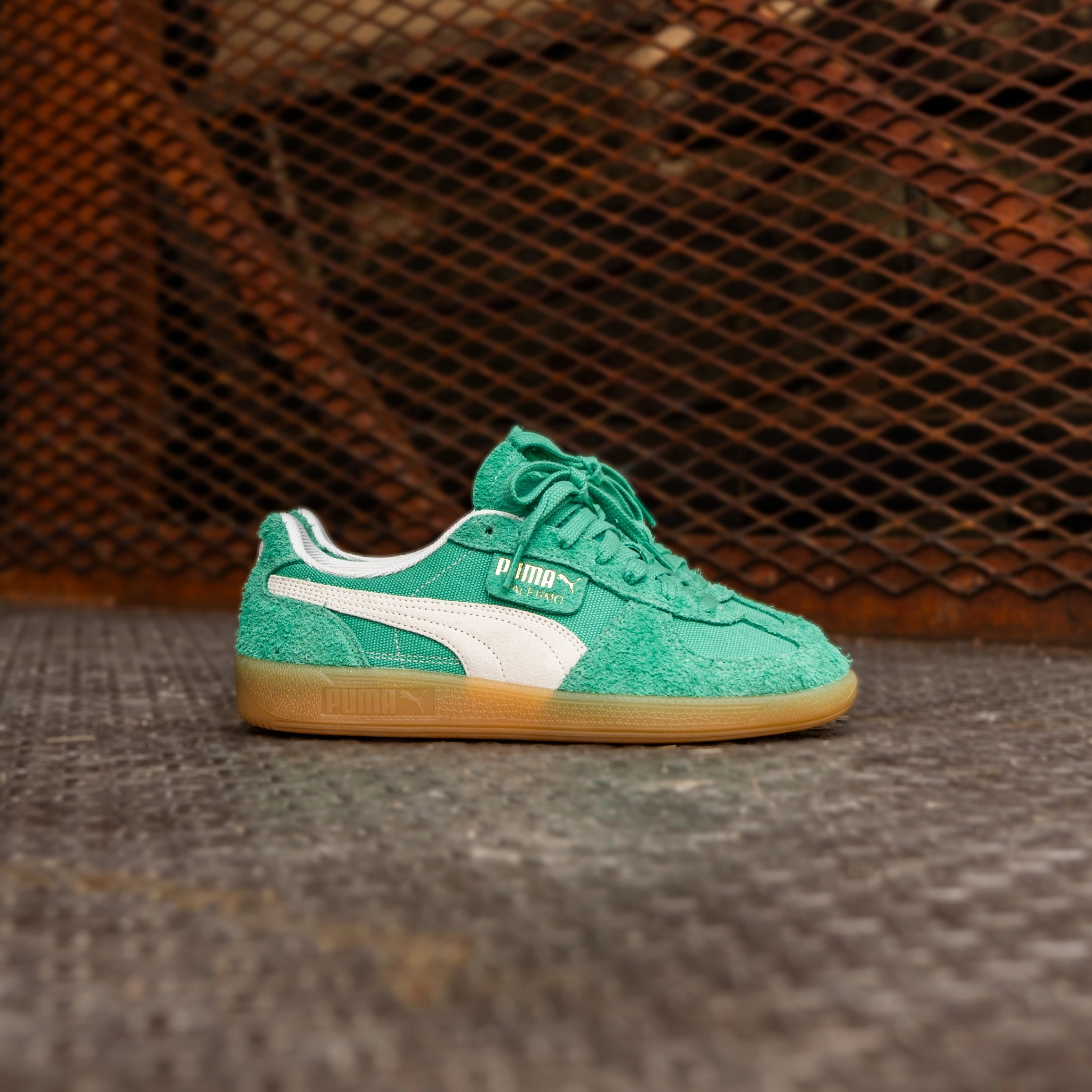 Ventilated Arch Support Mens Puma Palermo Vintage (Jade Frost/Frosted Ivory/Gum)