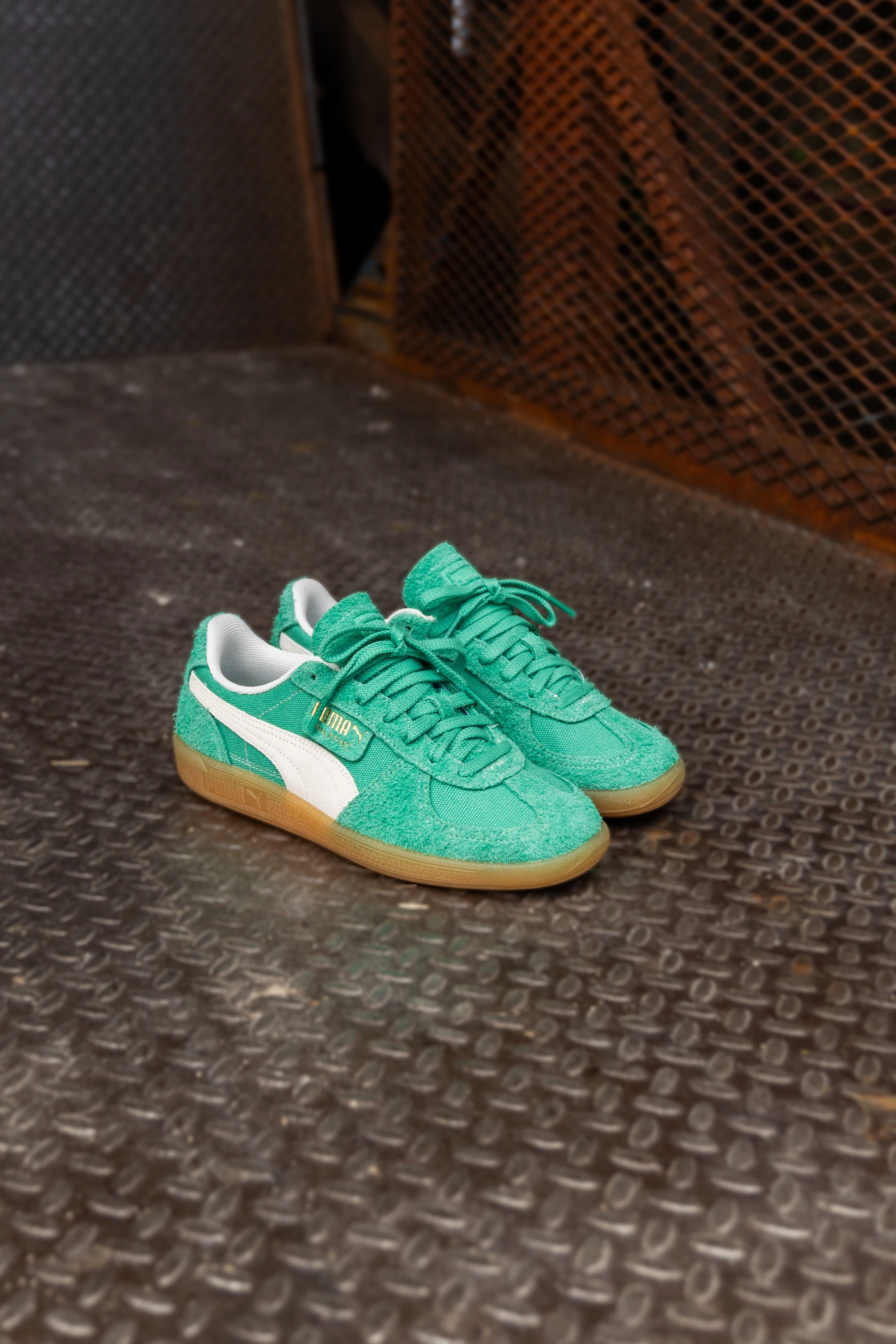 Mens Puma Palermo Vintage (Jade Frost/Frosted Ivory/Gum) Multi-Use Shoes