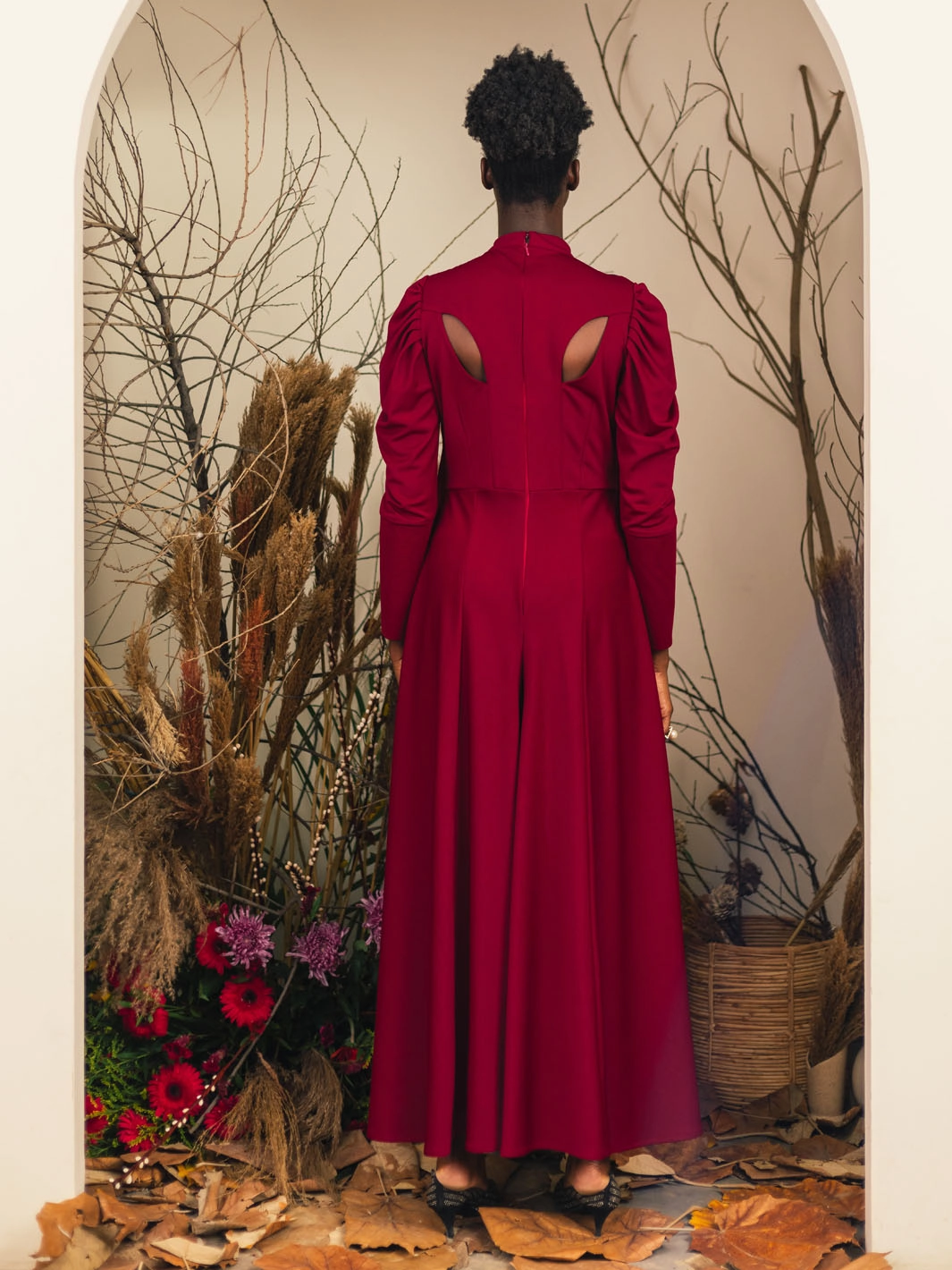 velvet feel Midnight Mood Athena Jumpsuit Gown