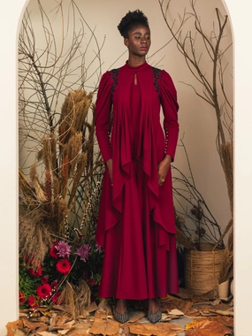 Athena Jumpsuit Gown Texture Softness