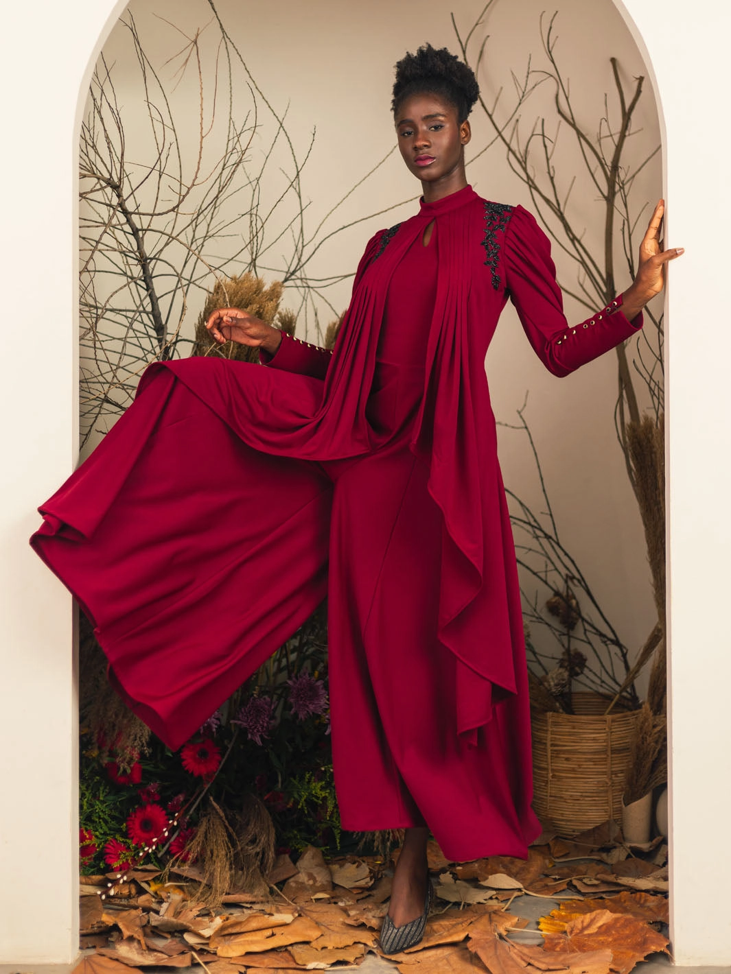 Modern Finish Athena Jumpsuit Gown