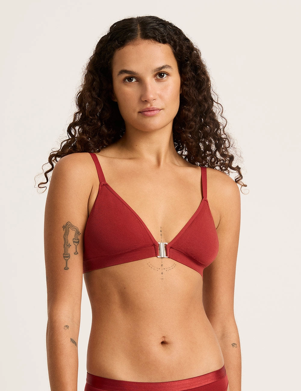 LYOLYTE Padded Bralette - Ruby Matching Set