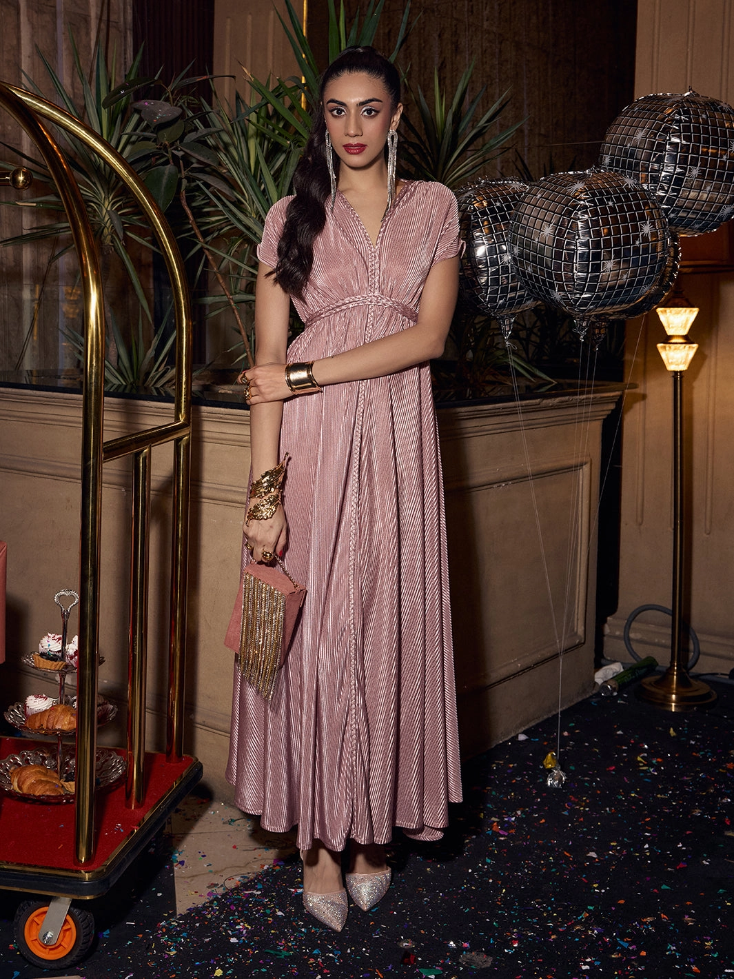 Shine Skin Romantic Bloom Aubree Free Size Gown