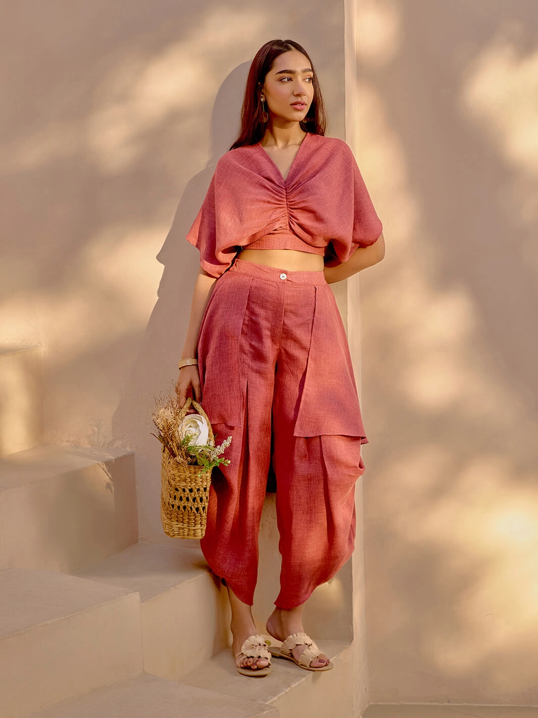 Seasonal Comfort Texture Softness Baku Linen Pant