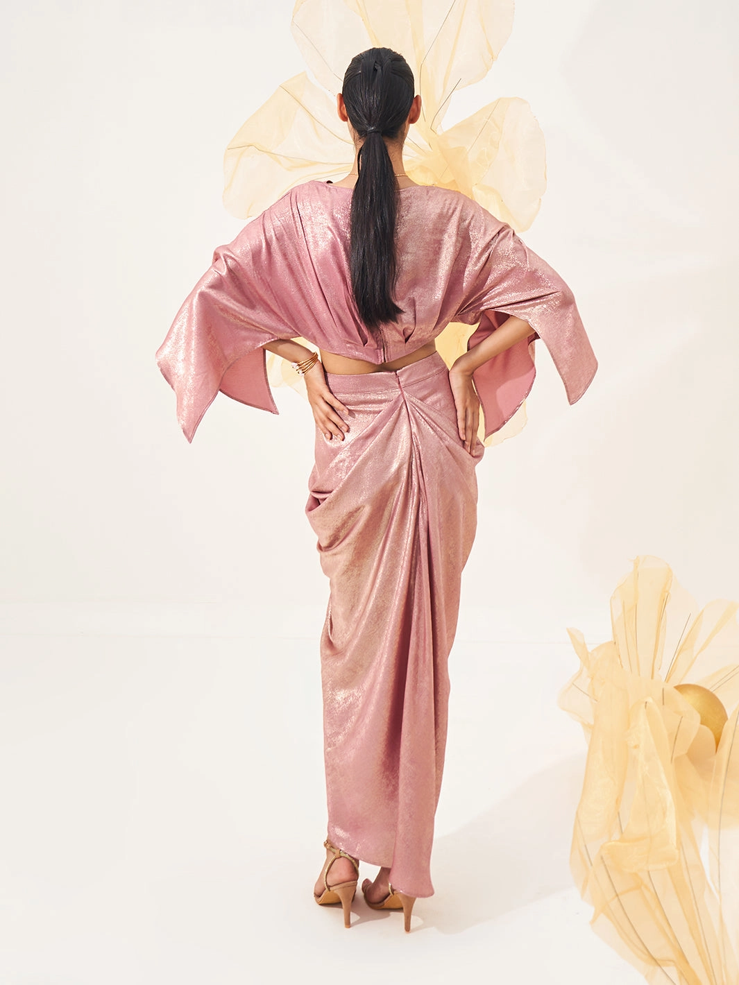 Scoop-Neck Ballet Blush Crop Top