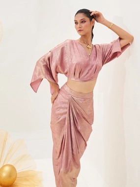 Work Mood Soft Comfort Ballet Blush Crop Top