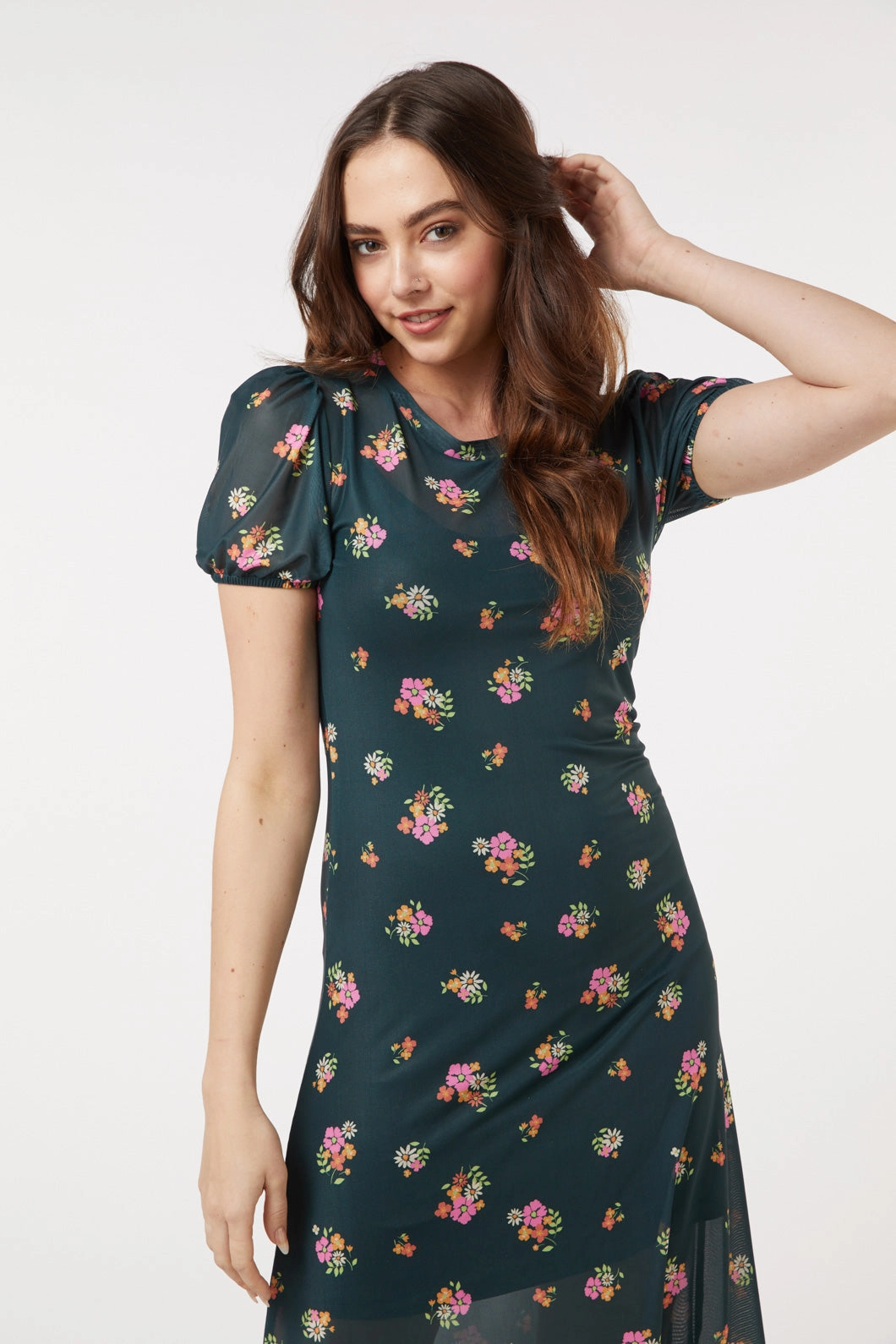 Skin Glow Breeze Flow Ziva Mesh Dress