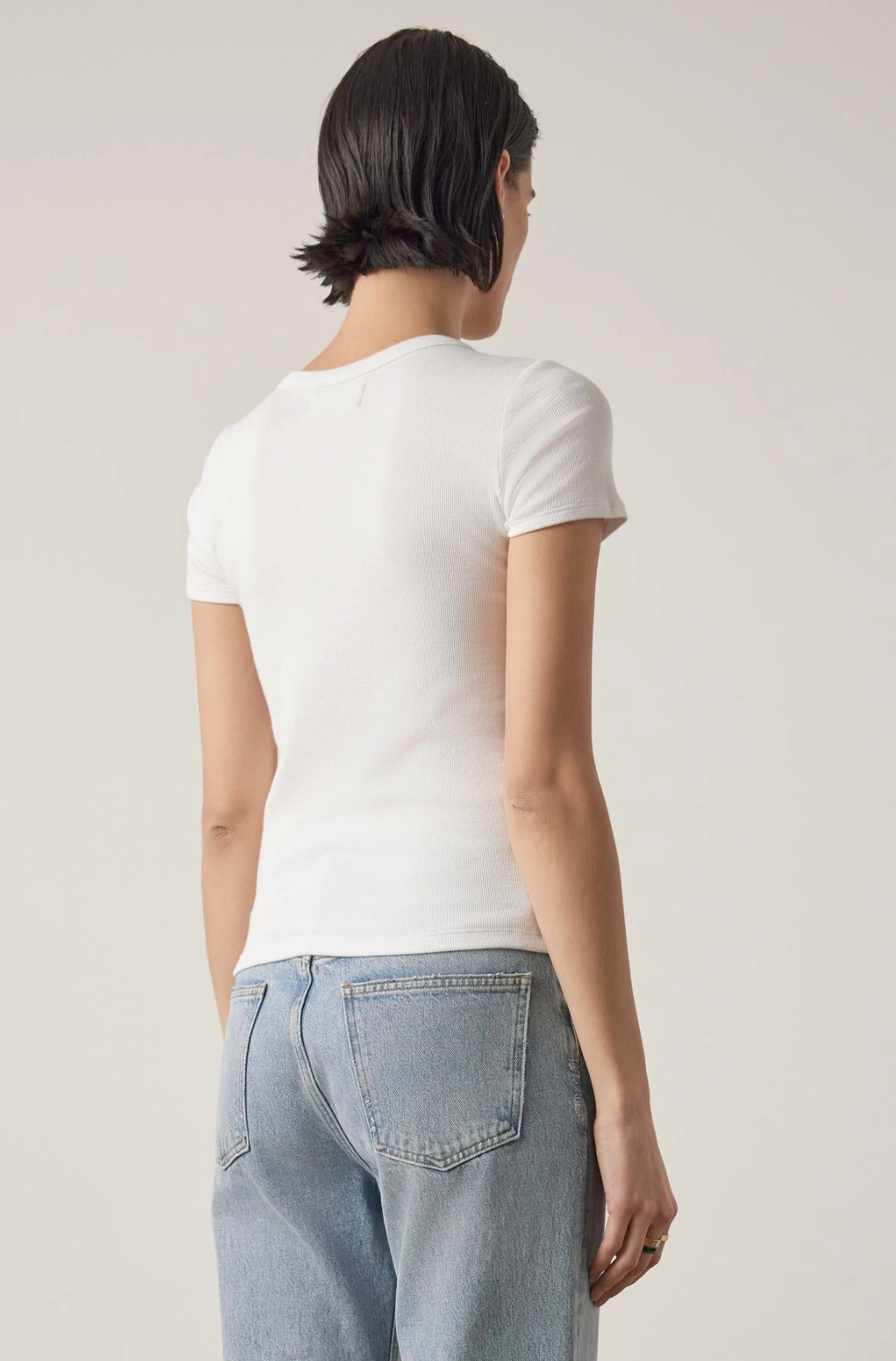 BEDFORD MODAL RIB SCOOP NECK SHORT SLEEVE TOP Epic Glow Everyday Comfort