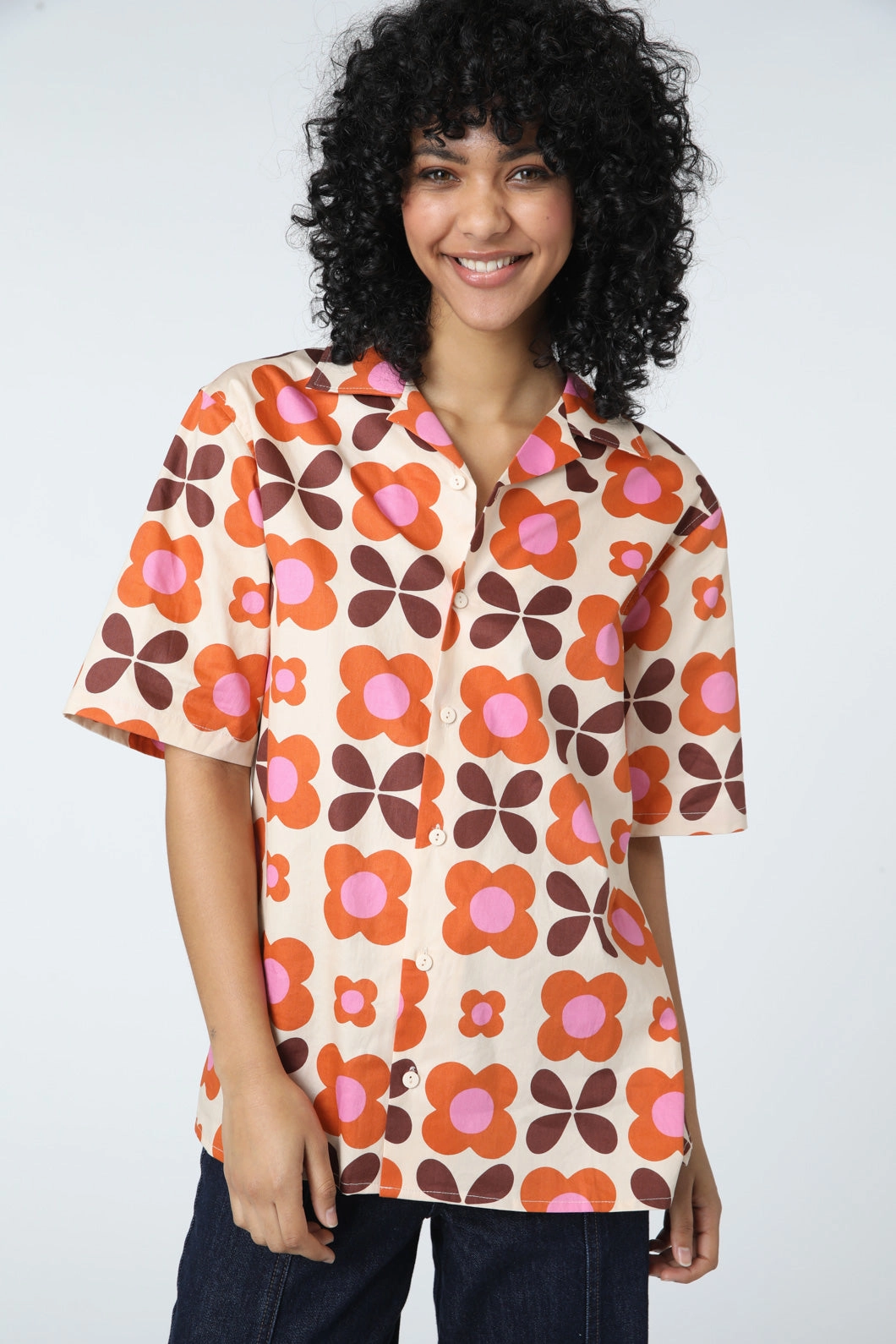 Textured Fabric Finish Two Tone Texture Effect Betty Everyone Shirt