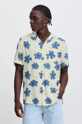 Silk Glow BHADAN SHORT SLEEVE FLORAL SHIRT
