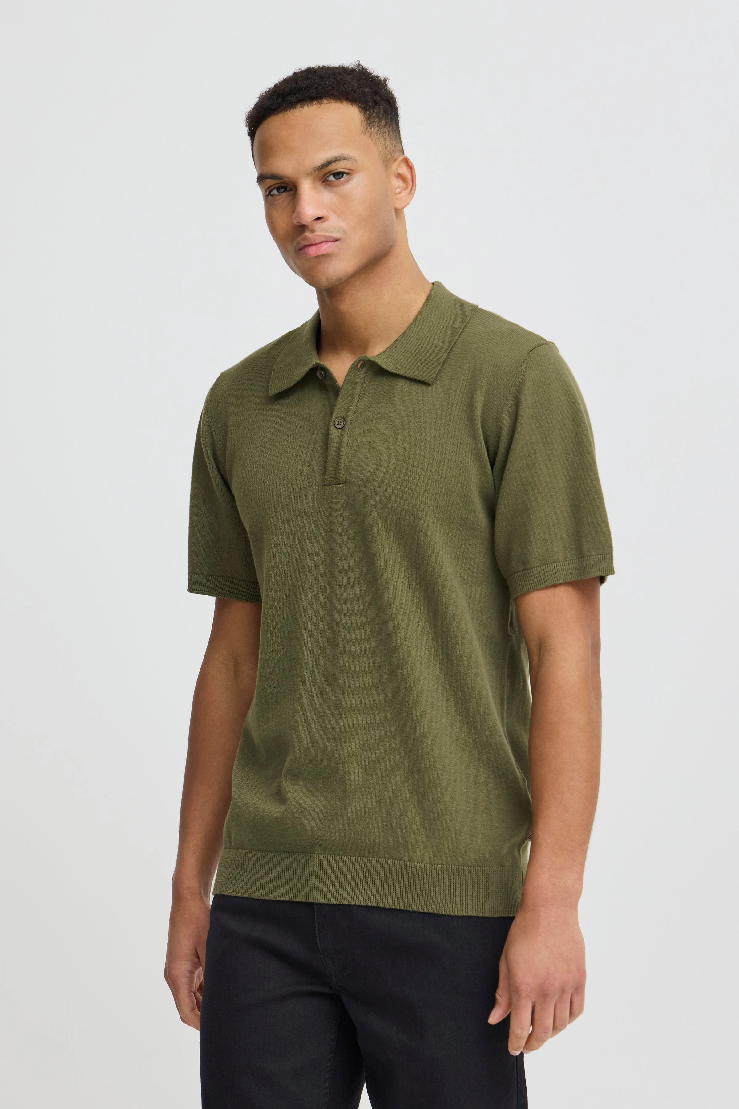 Breathable mesh lining Flexible Hemline BHASKE KNIT POLO