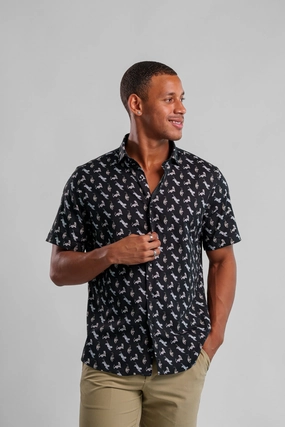 BIG CAT SHORT SLEEVE SHIRT Modern Cut