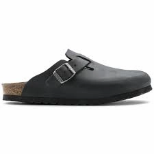 Coast Step Birkenstock Boston Oiled Leather (Black)