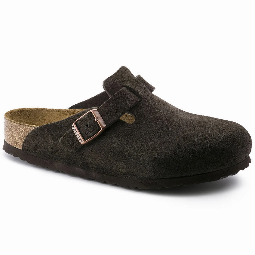 Birkenstock Boston Soft Footbed (Mocha) Fresh Steps Indoor Comfort