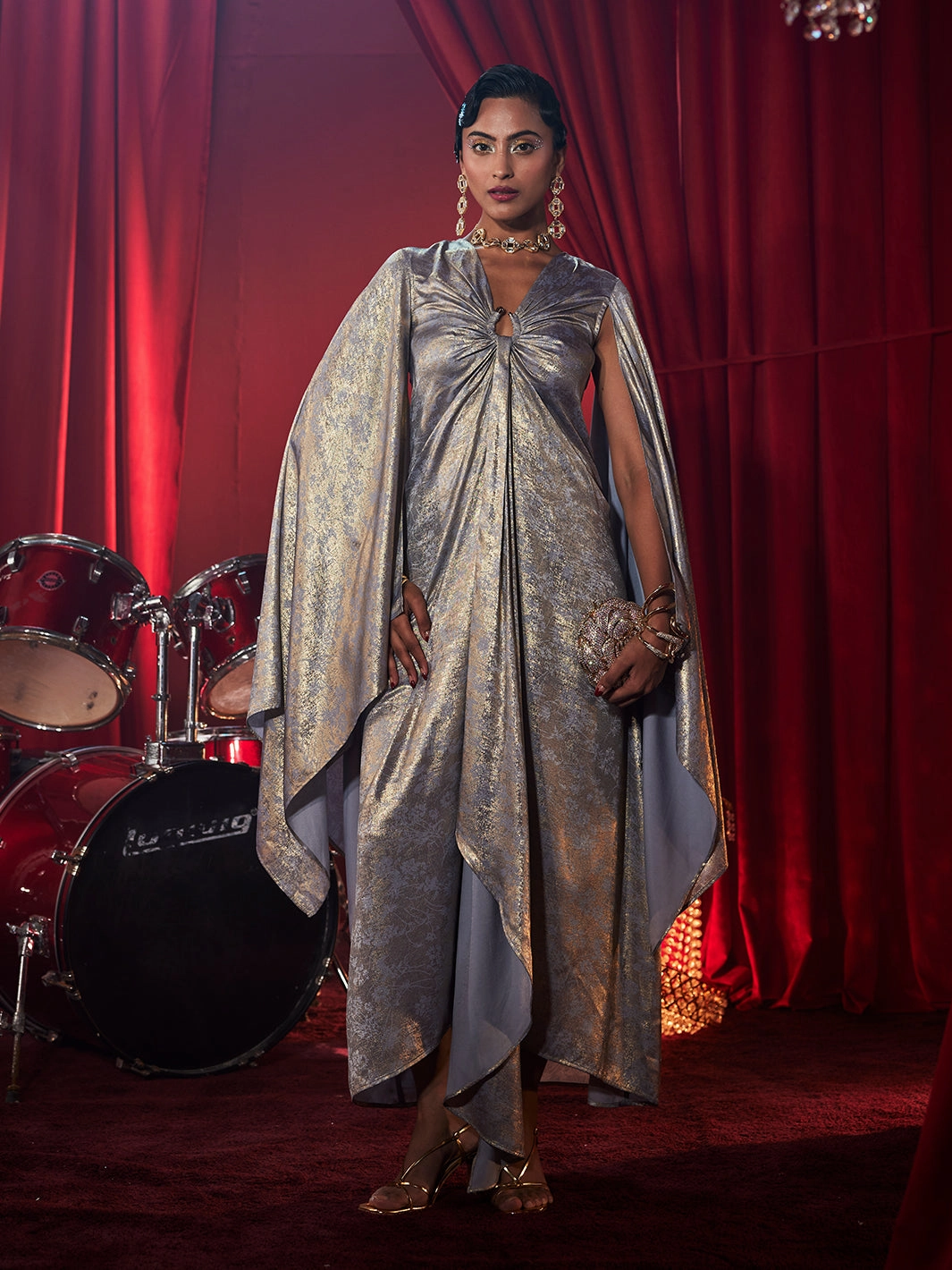 Venus Buckel Gown Chilly Weather Layer All Look