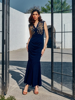 Blue Palais Gown Functional Fit