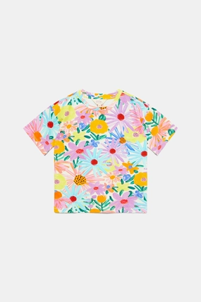 Tension Balanced Design Thermochromic Color Shift Tech Botanica Kids SS Tee