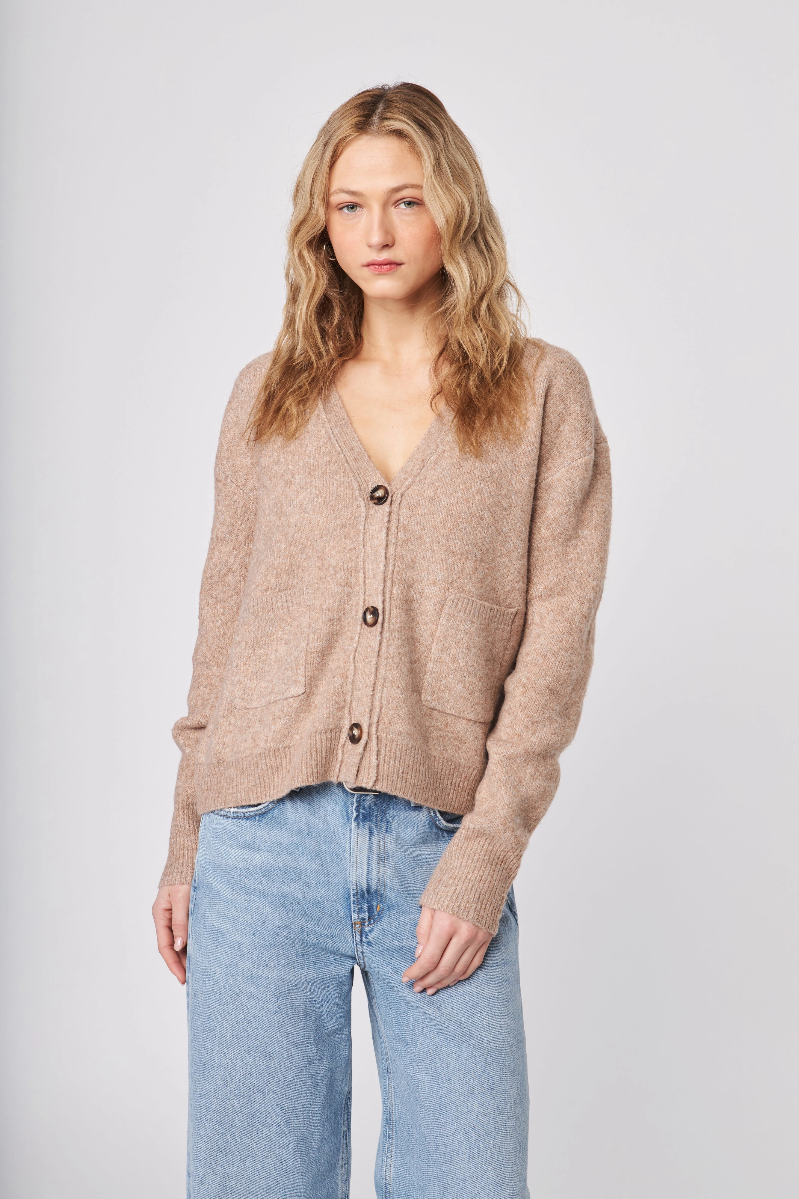 BRAXTON CARDIGAN Durable Blend Friction Resistant Shoulder