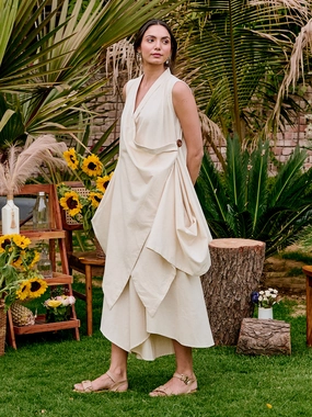 Fes Cotton Cowl Top Functional Fit