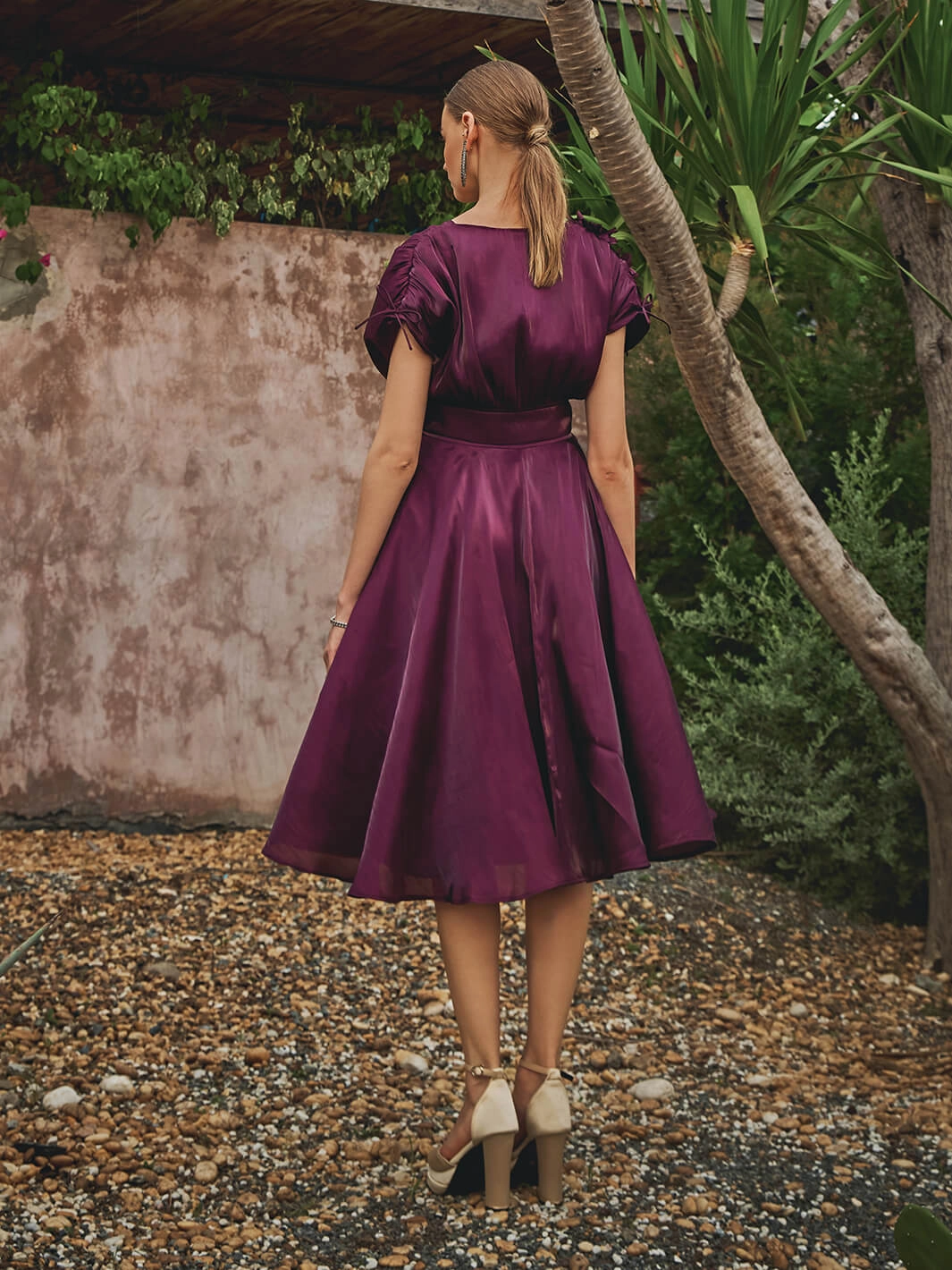 Vanessa Organza Applique Floral Dress Refined fit Versatile Touch