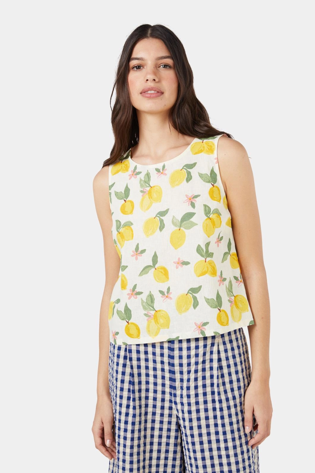 Tailored Seams Lemon Top