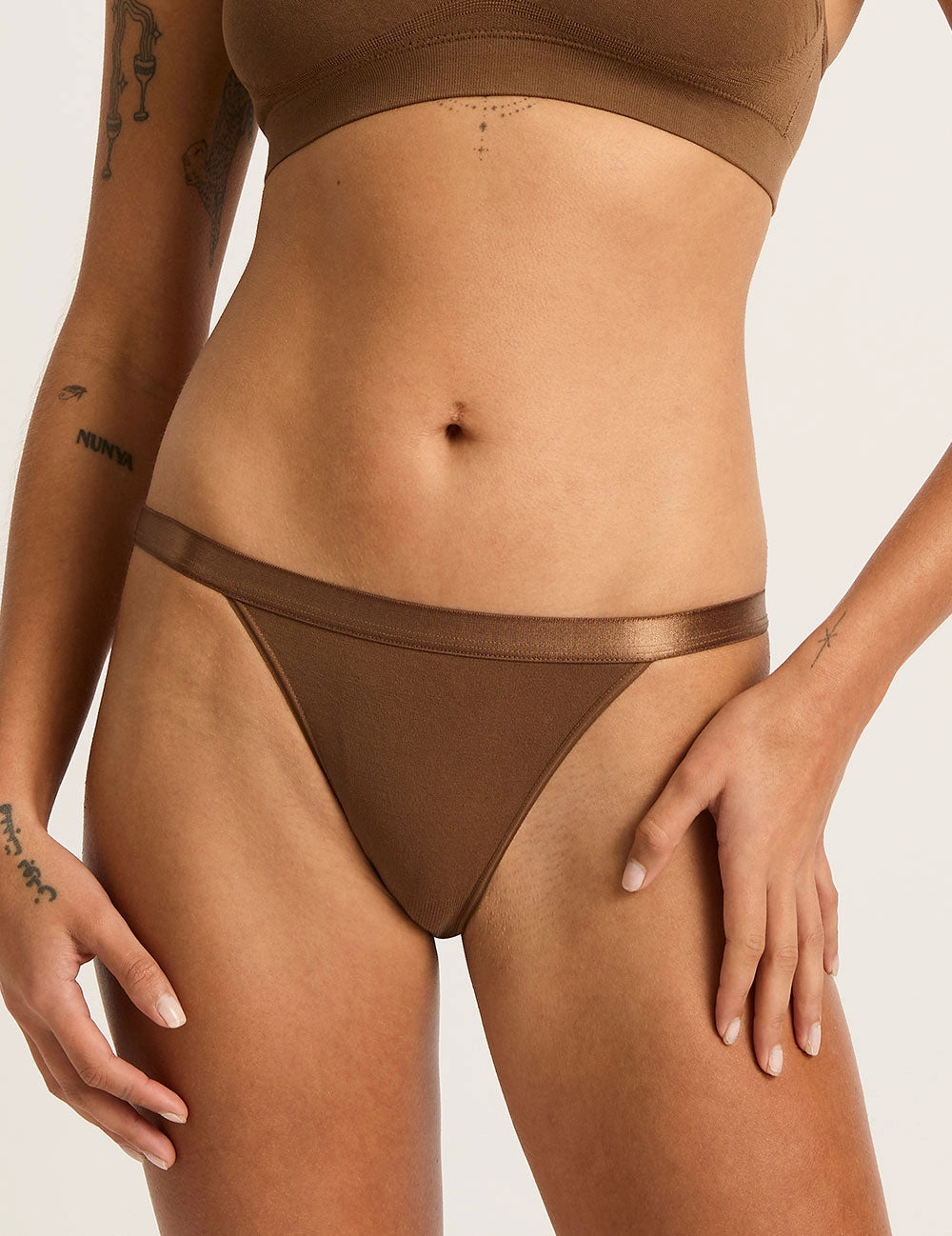 LYOLYTE Hi-Cut Bikini - Clove sports training Autumn Warmth
