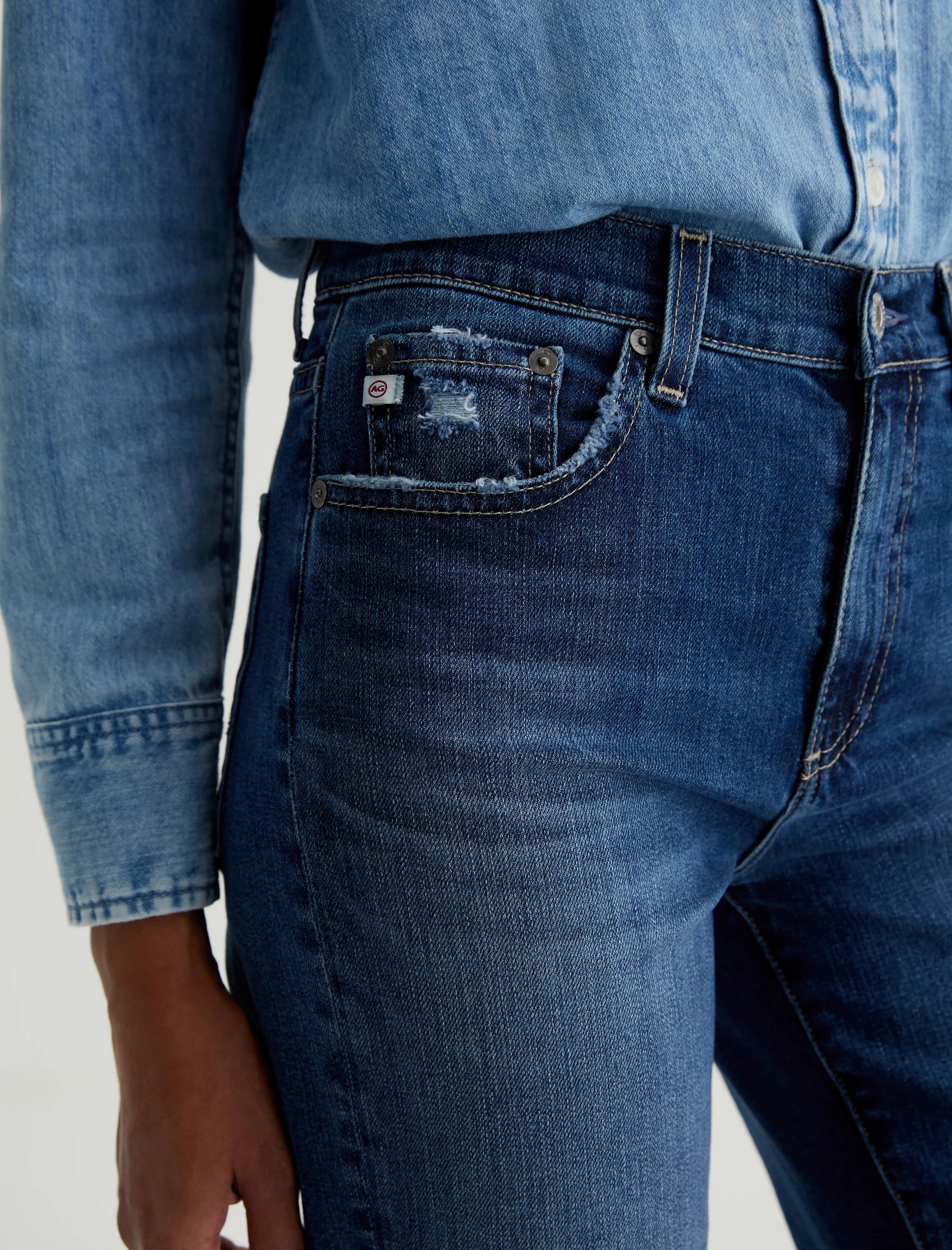 BRINLEY MID-RISE CROP IN 7 YEARS LA JOLLA Travel Outfit Evening Stroll Minimalist