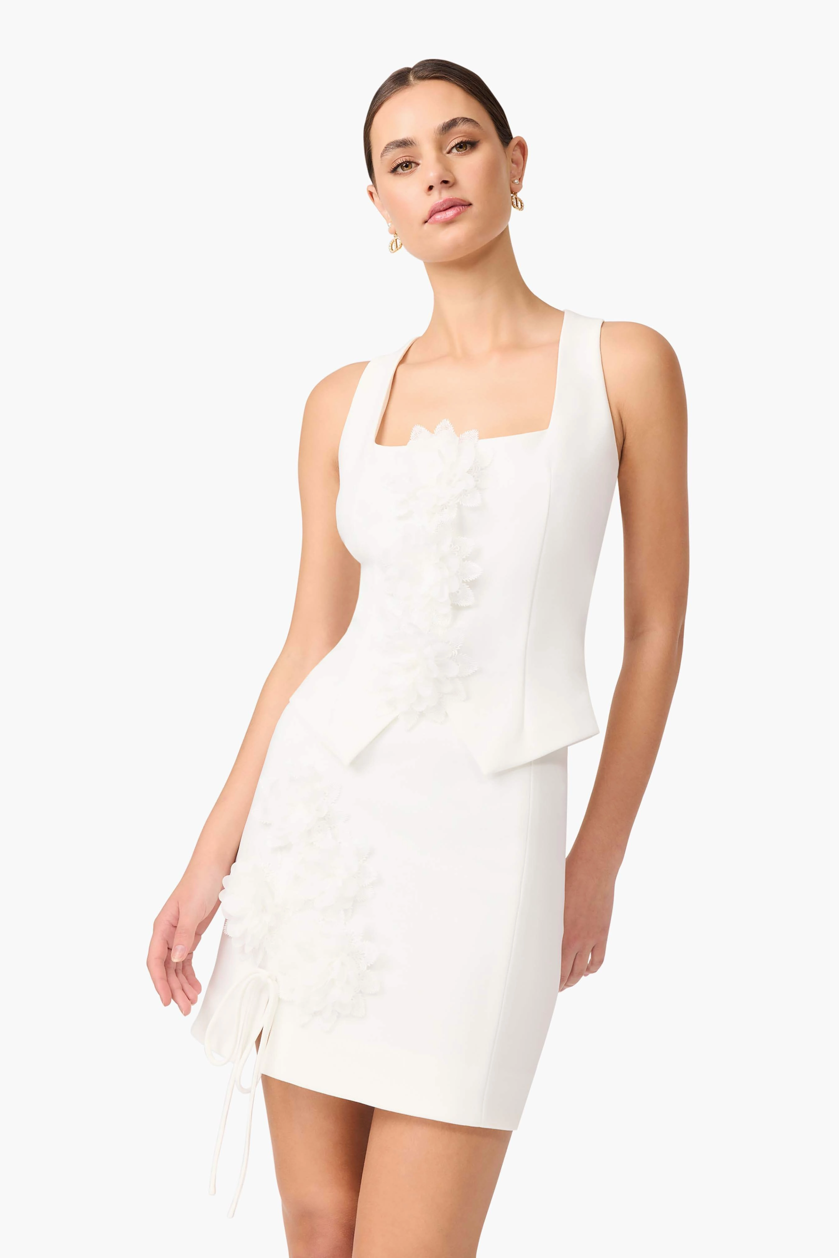 Fall Flow Jada Floral Set in White