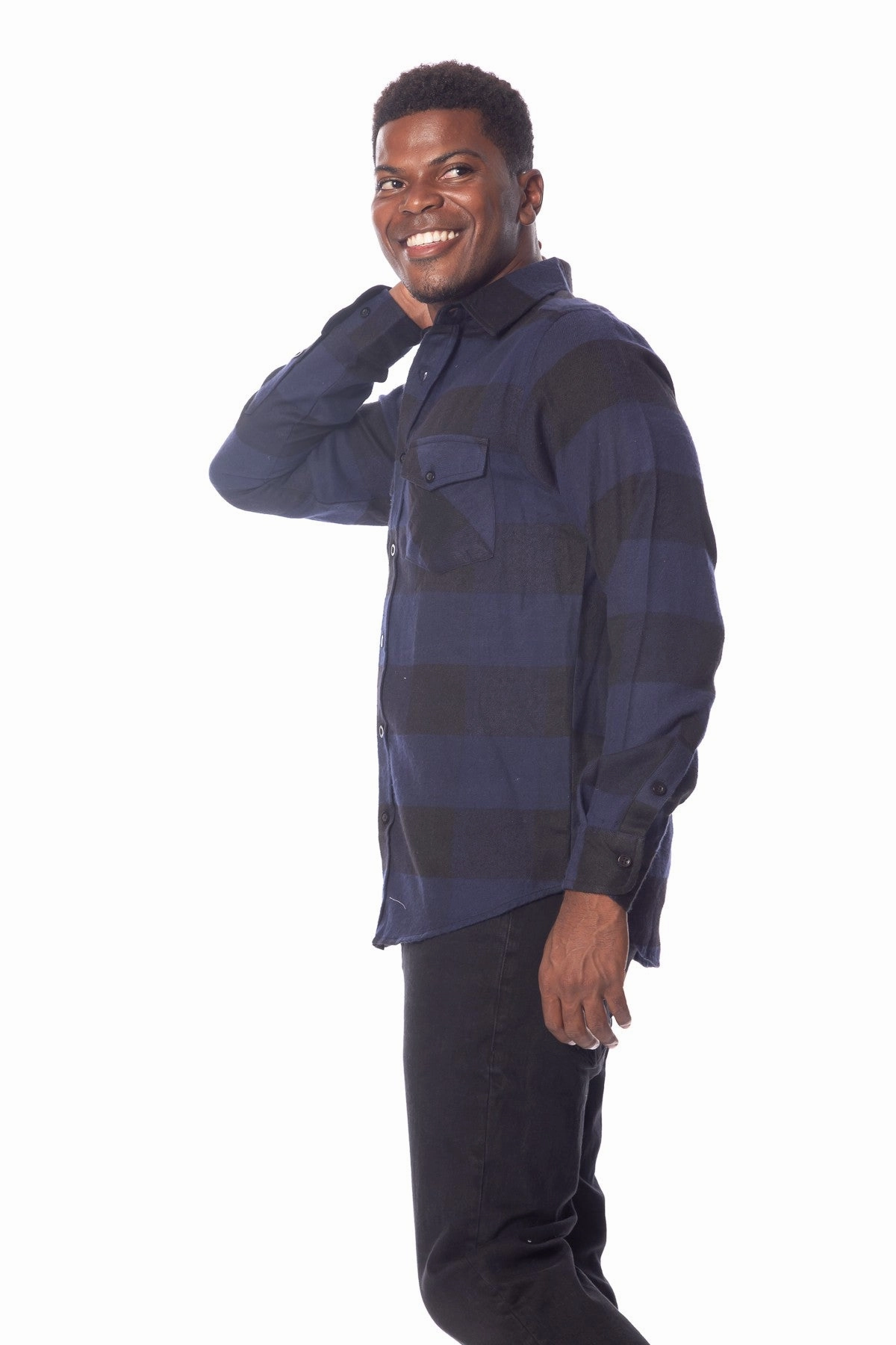 BUFFALO CHECK FLANNEL SHIRT Breathable mesh DurableSeams